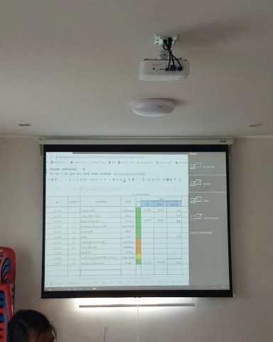 ติดตั้งโปรเจคเจอร์ห้องประชุม