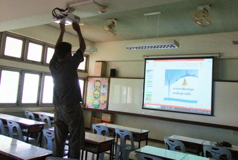โปรเจคเตอร์แบบแขวน
